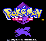 Pokemon Ultimate End Title Screen